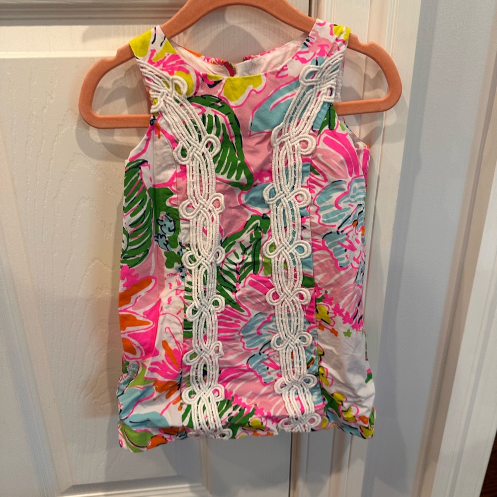 Lilly Pulitzer by Target Pink and Green Floral Kids Dress